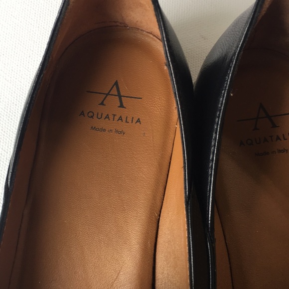 New Aquatalia Emmaline leather loafers sz 7.5 - Picture 2 of 8
